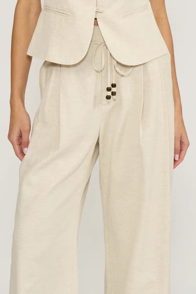 Logan Tie Linen Pants