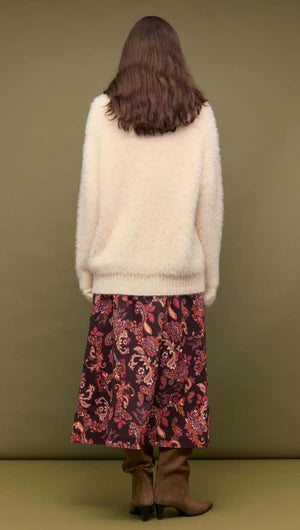 Alva Fluffy Knit Sweater
