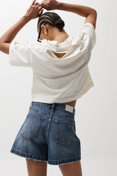 Pistola Saige A-Line Denim Shorts