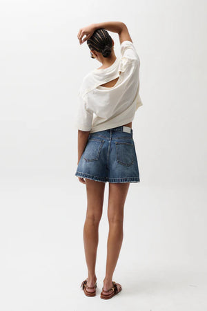 Pistola Saige A-Line Denim Shorts