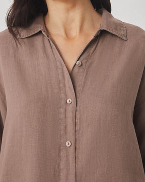 Stella Linen Button Down by Splendid