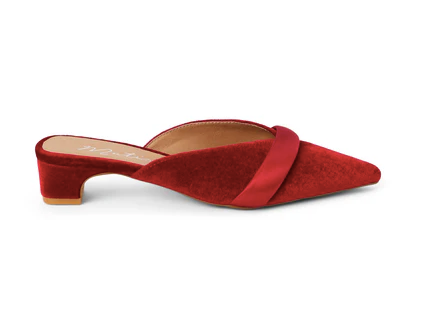 Kellan Velvet Kitten Heels Matisse
