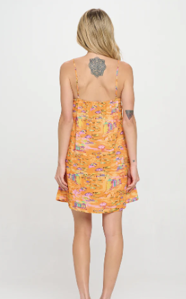 Golden Shoreline Cami Dress