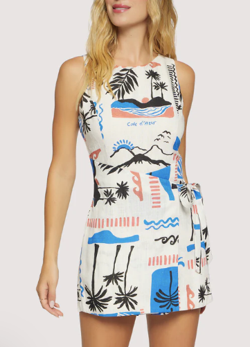 Azure Paradiso Romper