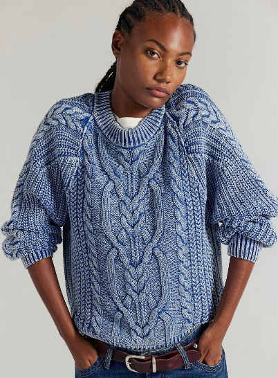 Frankie Cable Sweater Free People