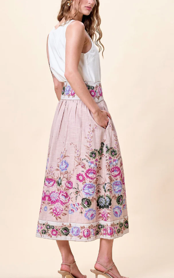 Doreen Midi Skirt by Cleobella