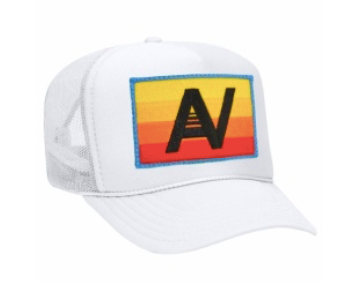 Aviator Nation Logo Rainbow Trucker Hat