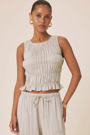 Bianca Smocked Tank by Splendid LA