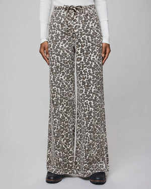 Denim Leopard Pants by Splendid LA