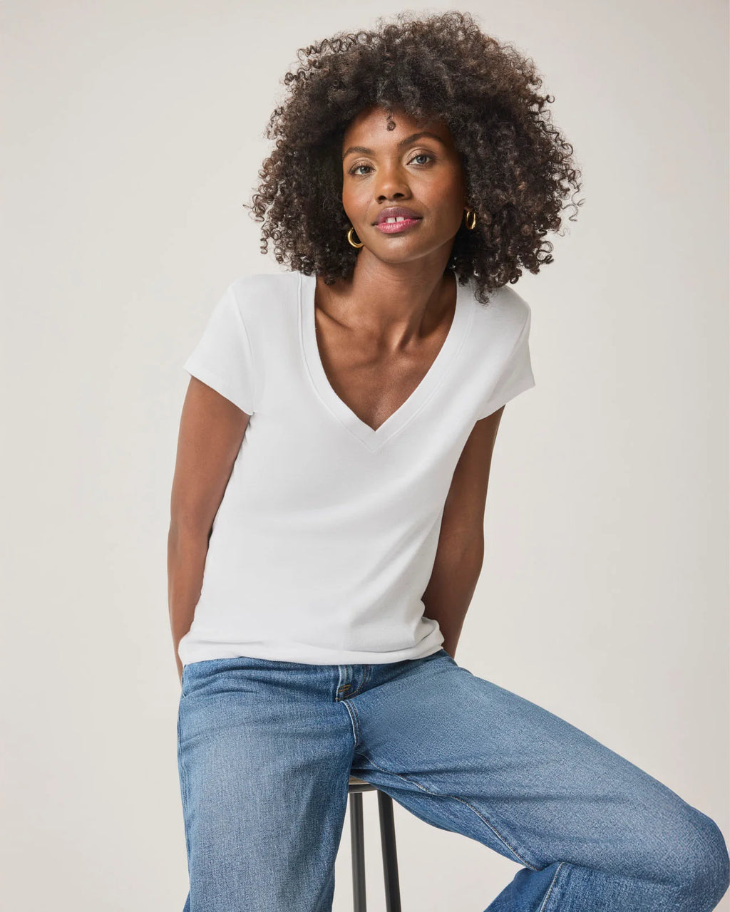Splendid Faye V Neck T-Shirt
