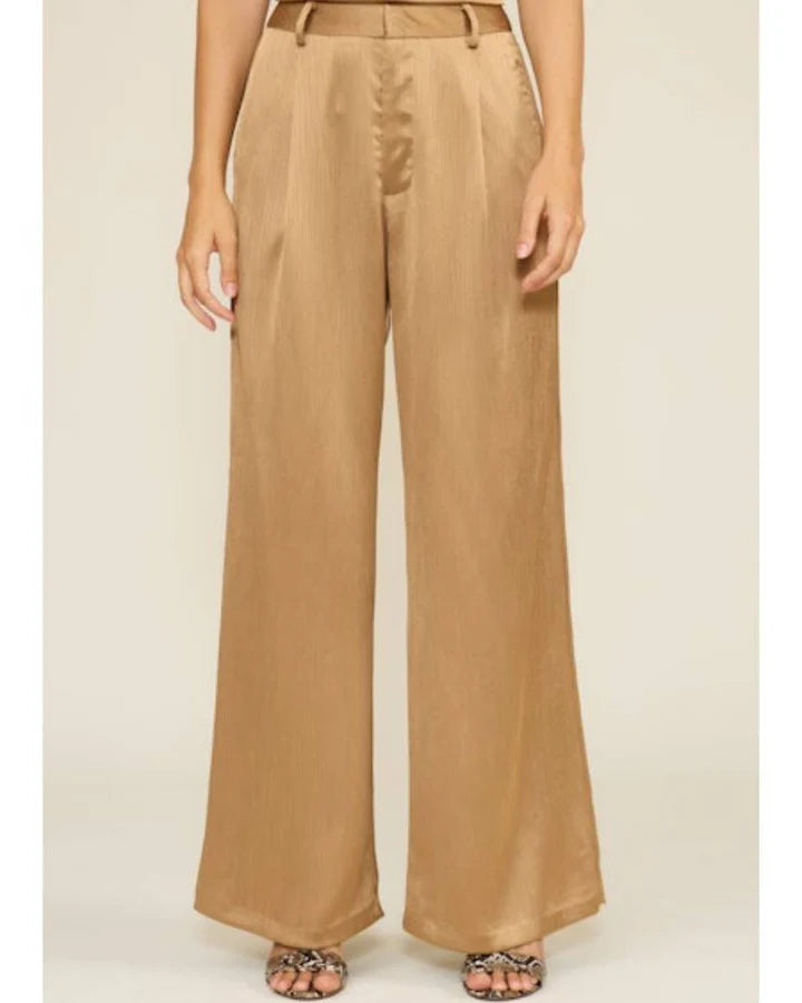 Betty Textured Satin Pants