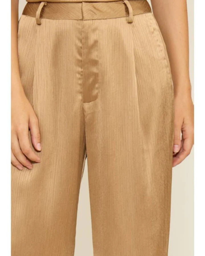 Betty Textured Satin Pants