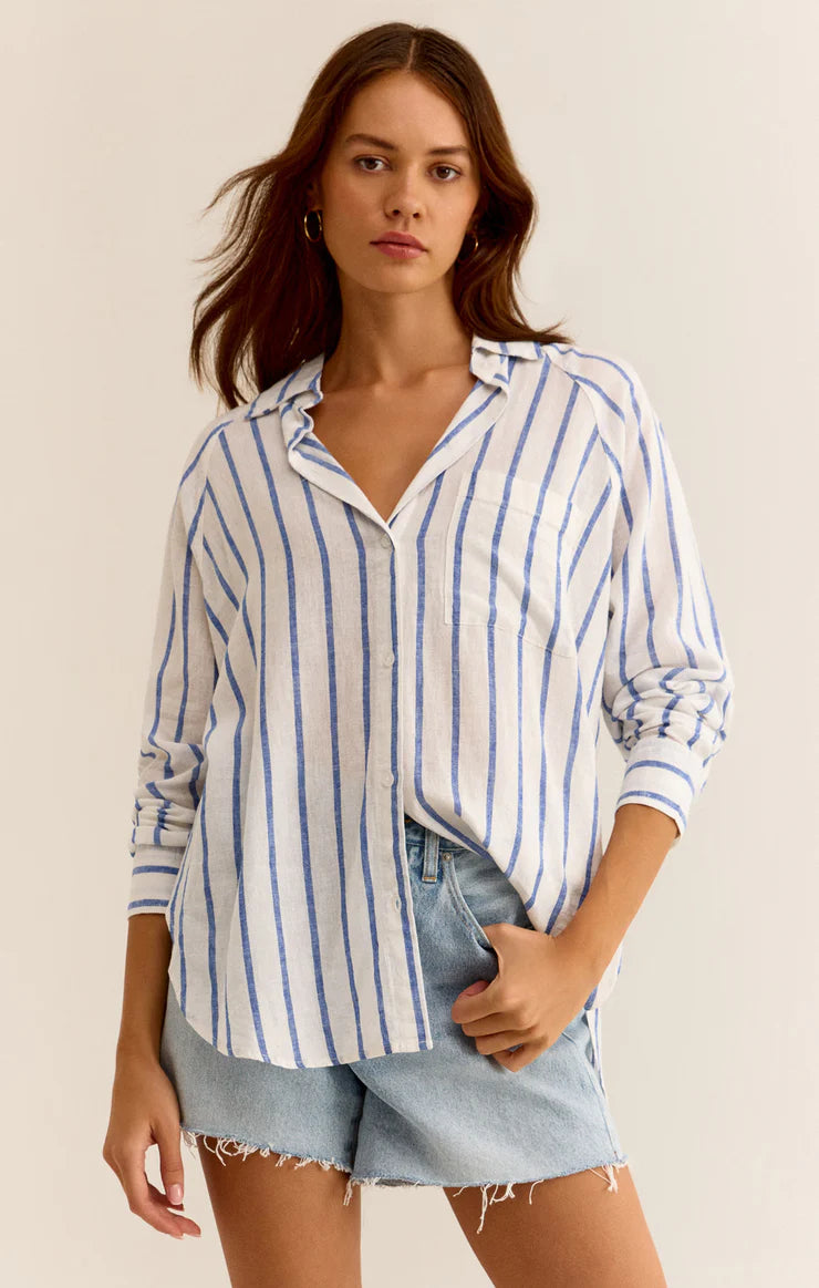Perfect Linen Top Z Supply