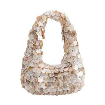 Marina Natural Shell Bag