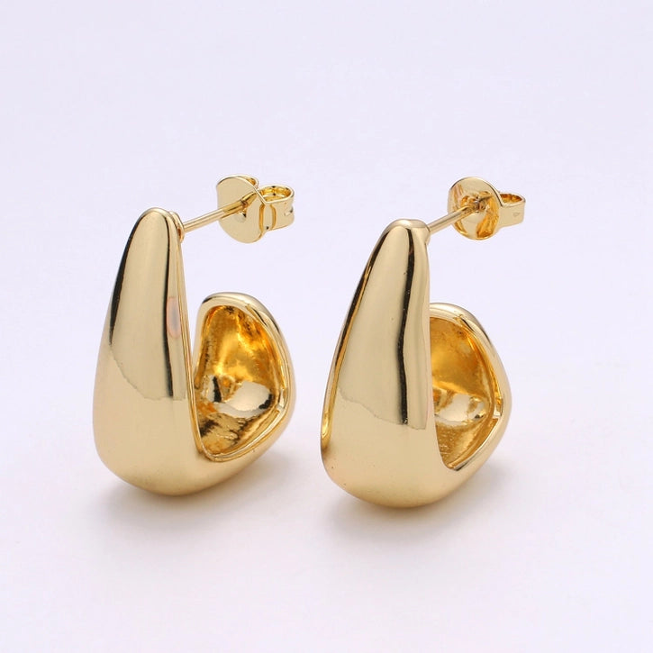 Audrey 14K Gold Filled Chunky L Earrings