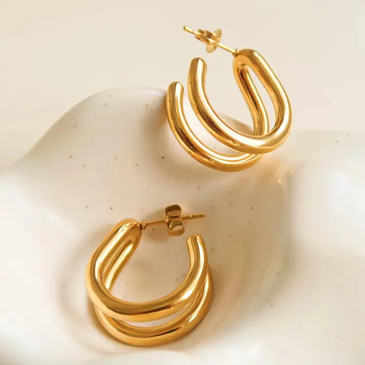 Lucy 18K Gold Filled Earrings