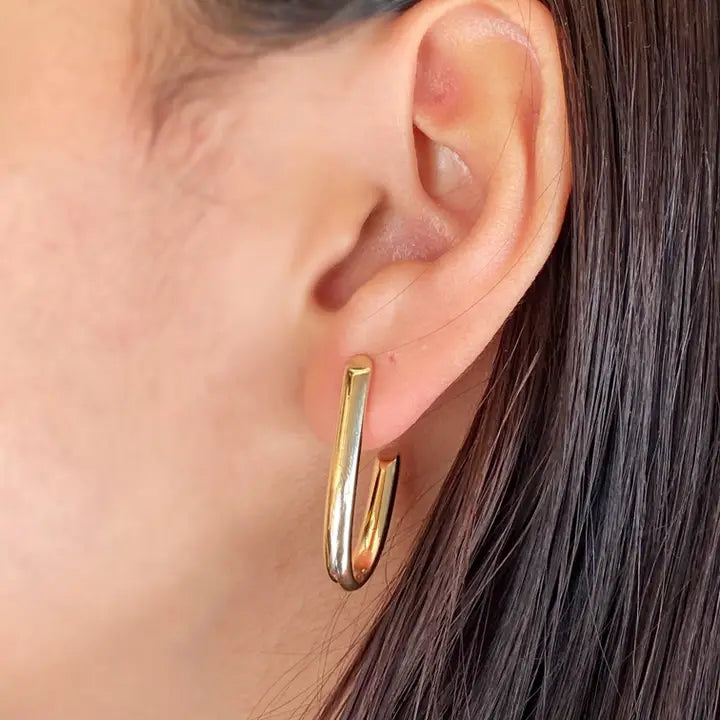 18K Gold Filled JJ Earrings