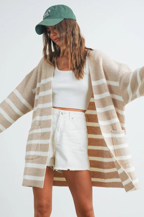 Camila Stripe Cardigan
