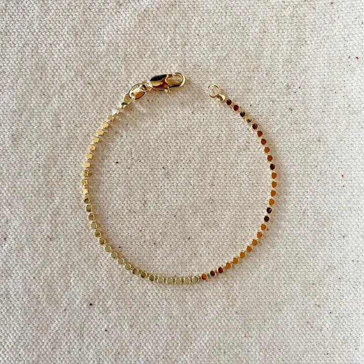18K Gold Filled Topsail Bracelet