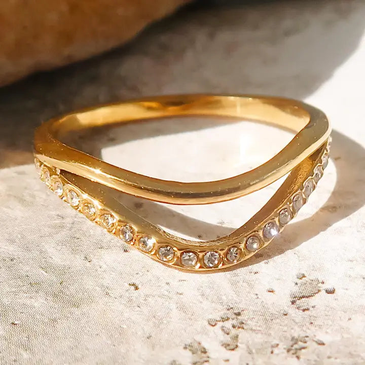 Orleans 18K Gold Filled Ring