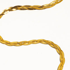 Yvette 18K Gold Filled Twist Necklace