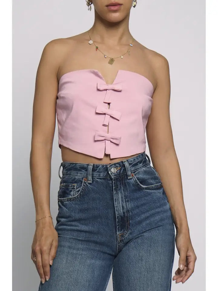Hattie Bow Crop Top