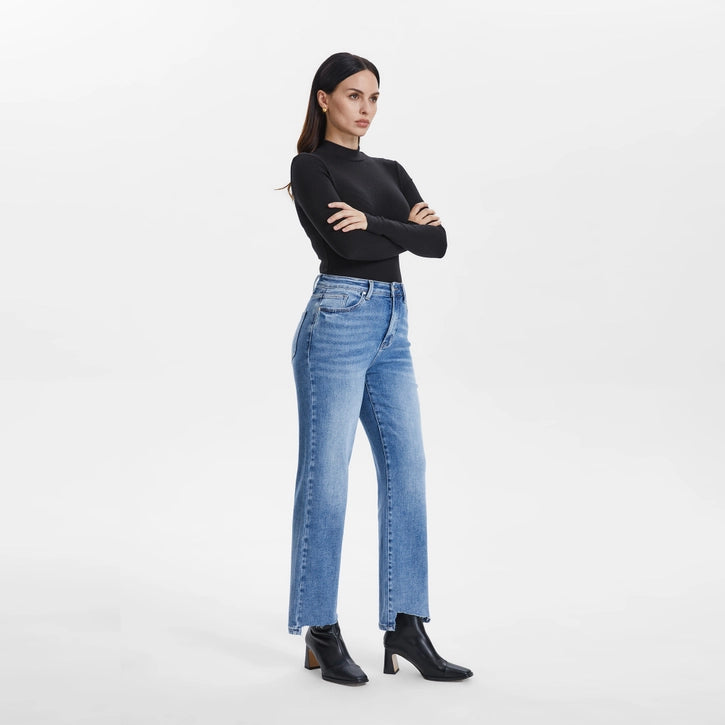 Amelia High Rise Straight Jeans