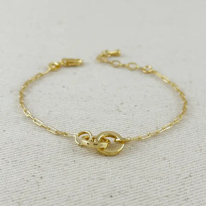 Victoria 18K Gold Filled Link Bracelet