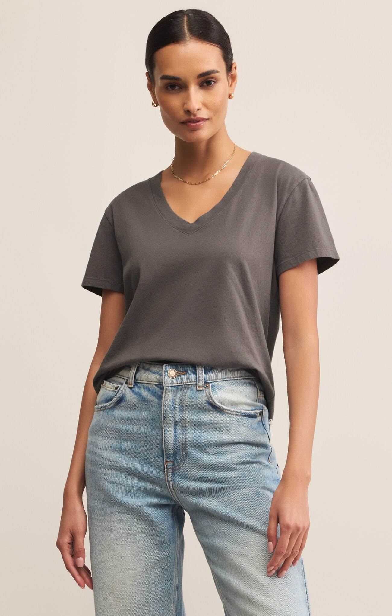 Weekdays V-Neck T-Shirt