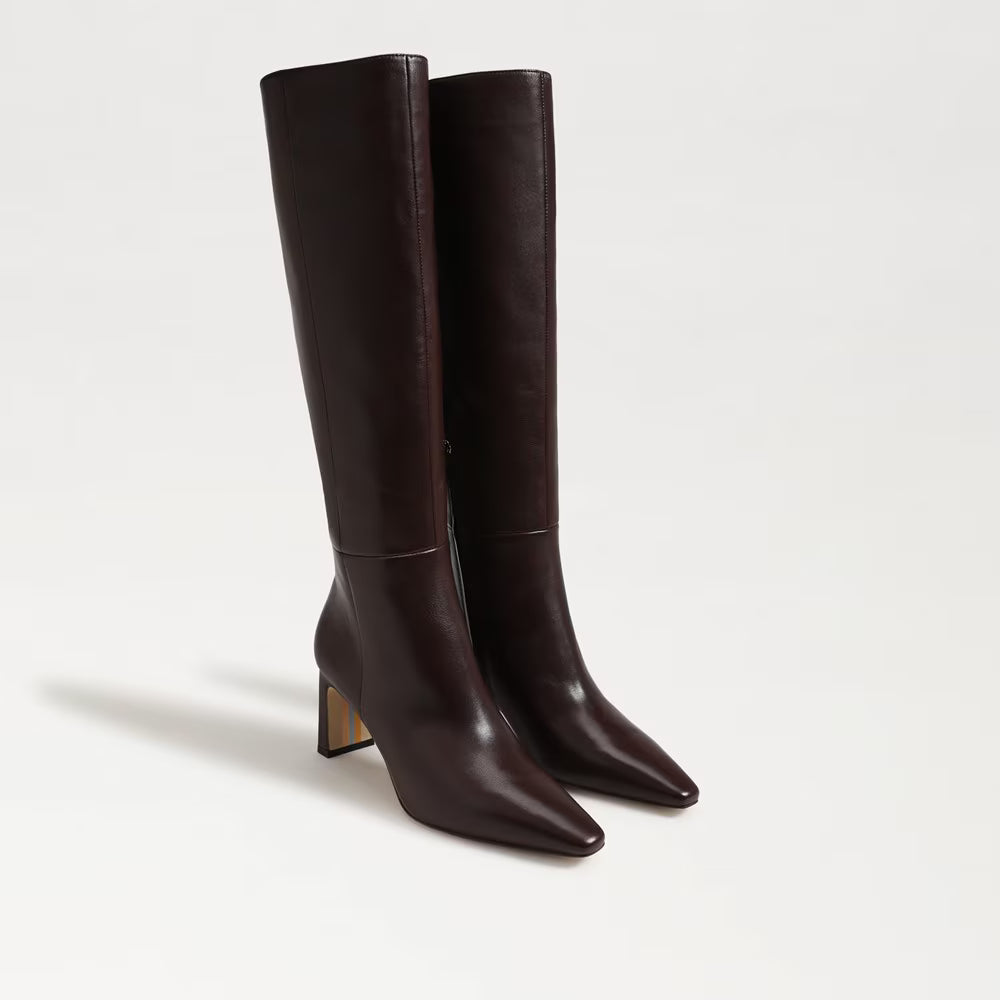 Sylvia Leather Knee High Boots by Sam Edelman