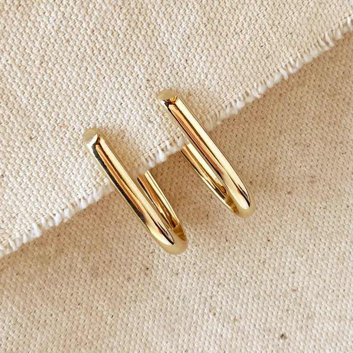 18K Gold Filled JJ Earrings