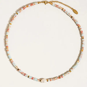 Tiana 18K Gold Filled Beaded Necklace