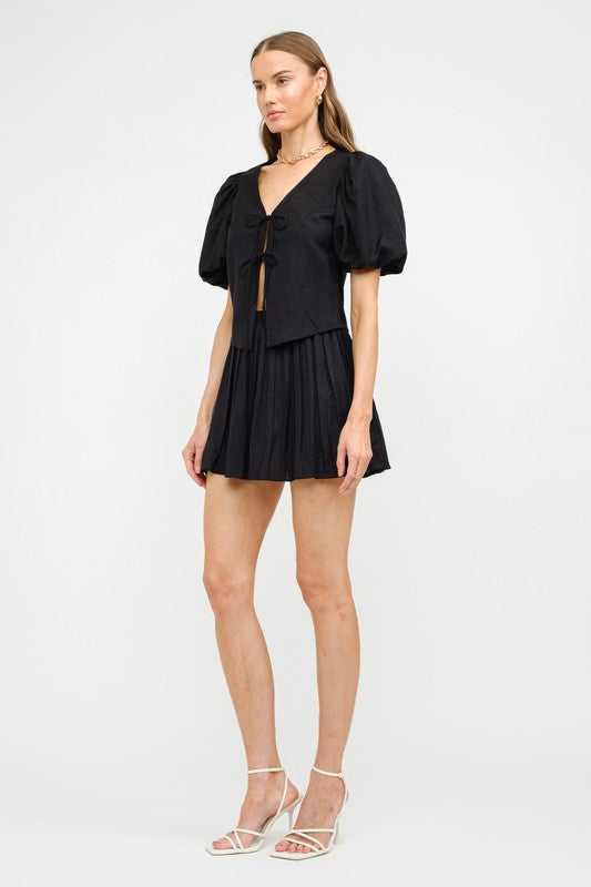 Sophia Tie Front Blouse