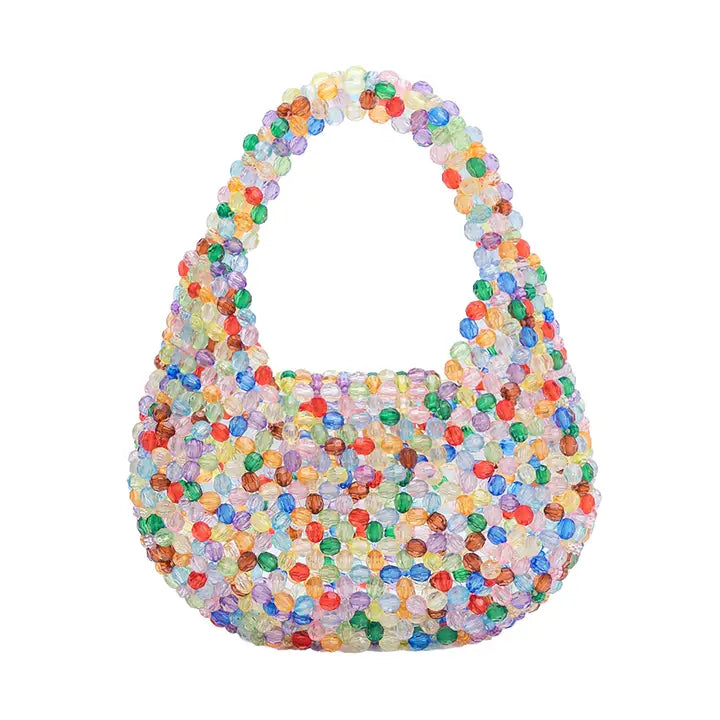 Rainbow Mini Beaded Bag