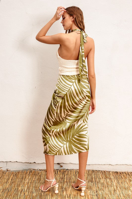 Palma Midi Wrap Skirt