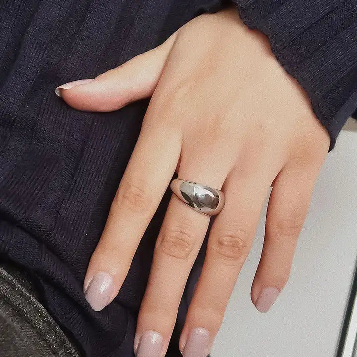 Roscoe 18K Gold Filled Dome Ring