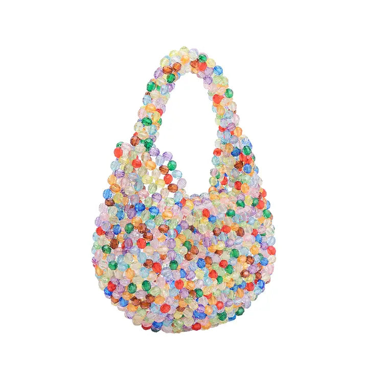 Rainbow Mini Beaded Bag