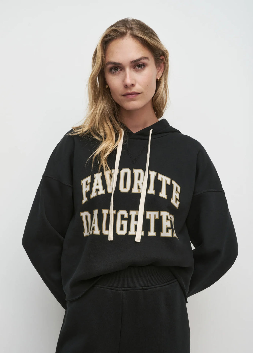 Favorite Daughter Collegiate Crop Hoodie