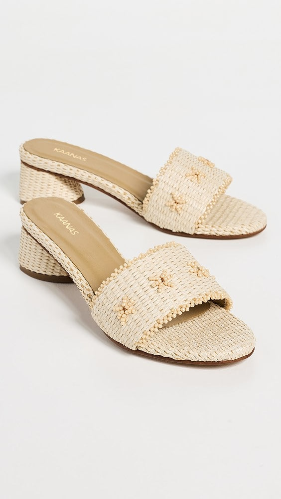 Azai Beaded Heels by Kaanas