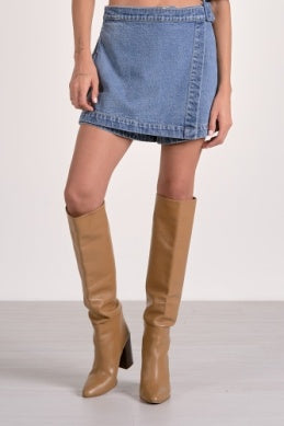 Mari Denim Skort