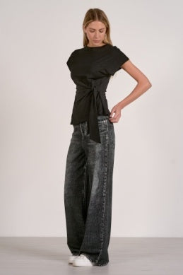 Malia Tie Front Blouse