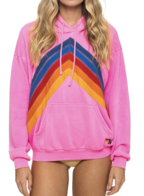 Aviator Nation Mountain Stitch Relaxed Hoodie