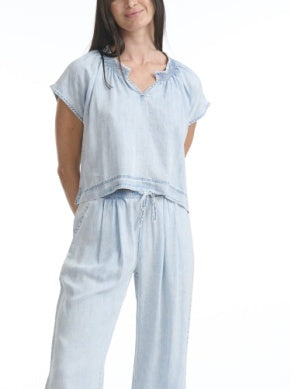 Meadow Indigo Blouse Splendid LA