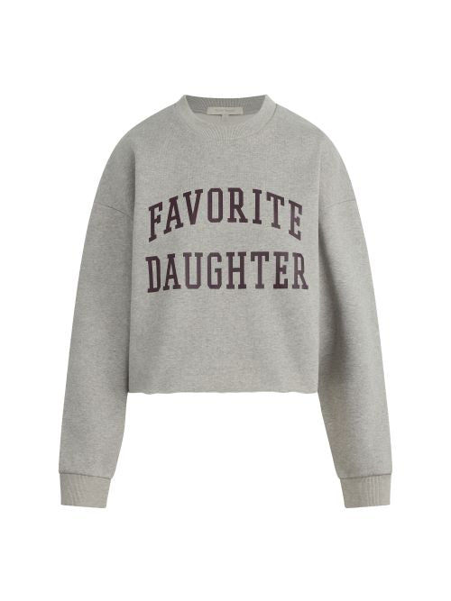 Favorite Daughter Cropped Collegiate Sweatshirt