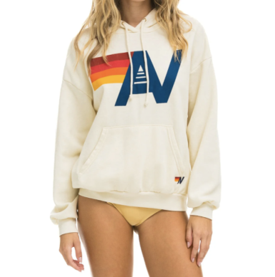 Aviator Nation Relaxed Logo Pullover Hoodie