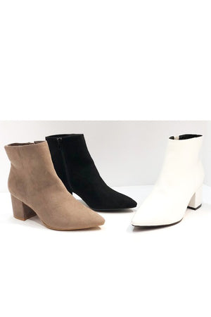 Open image in slideshow, Lila Suede Ankle Boot
