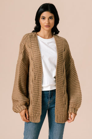 Taylor Cable Knit Cardigan