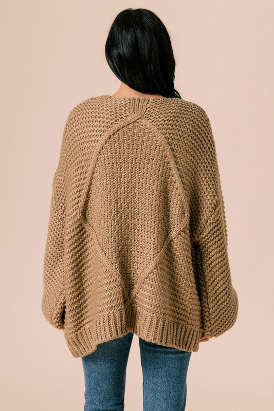 Taylor Cable Knit Cardigan