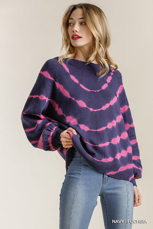 Open image in slideshow, Nayeli Tie Dye Sweater Plus
