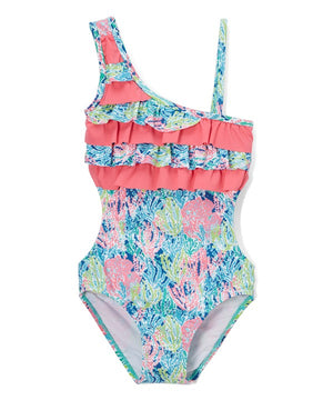 Open image in slideshow, Cali Ruffle Swimsuit
